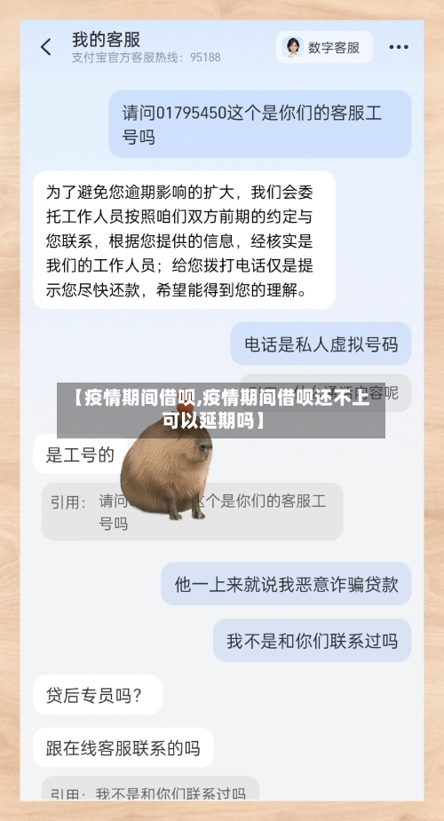 【疫情期间借呗,疫情期间借呗还不上可以延期吗】