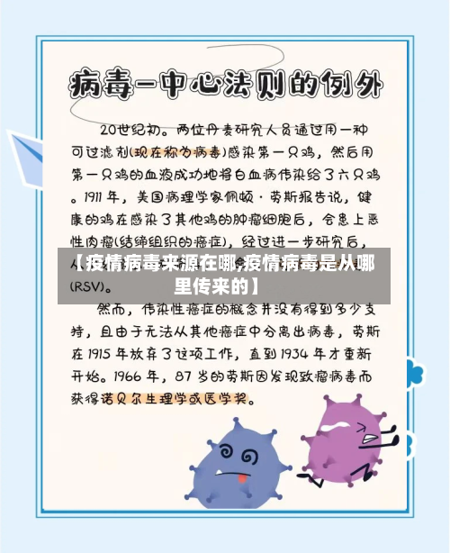 【疫情病毒来源在哪,疫情病毒是从哪里传来的】-第2张图片