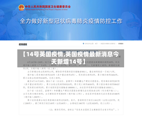 【14号英国疫情,英国疫情最新消息今天新增14号】