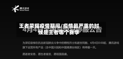 王者荣耀疫情期间/疫情最严重的时候是王者哪个赛季