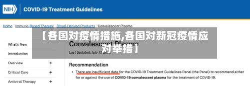 【各国对疫情措施,各国对新冠疫情应对举措】-第2张图片