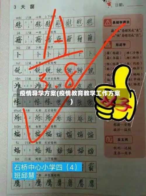 疫情导学方案(疫情教育教学工作方案)-第2张图片
