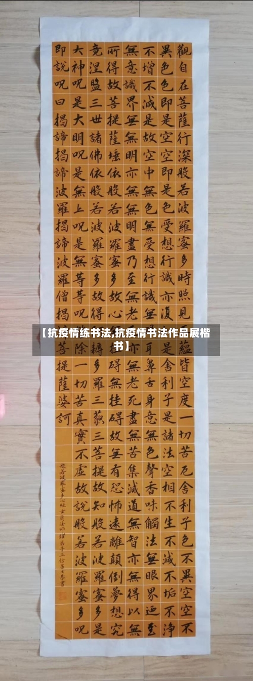 【抗疫情练书法,抗疫情书法作品展楷书】
