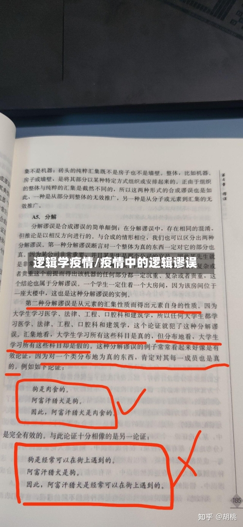 逻辑学疫情/疫情中的逻辑谬误