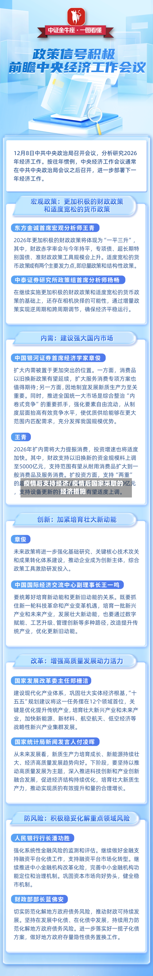 疫情后支持经济/疫情后国家采取的经济措施