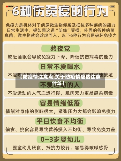 【防疫情注意点,关于防疫情应该注意什么】