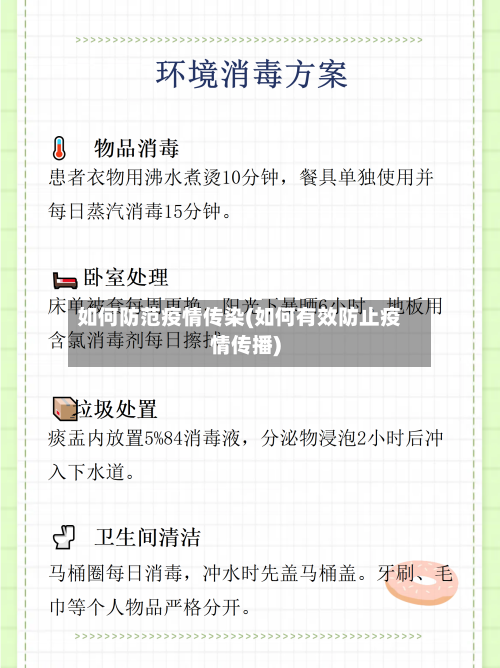 如何防范疫情传染(如何有效防止疫情传播)-第2张图片
