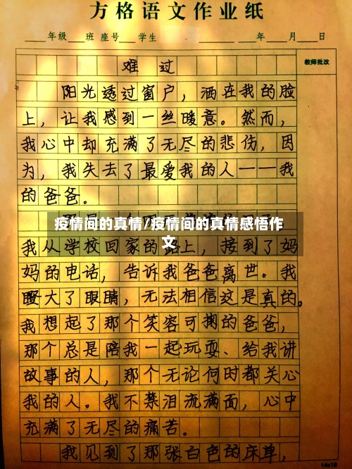 疫情间的真情/疫情间的真情感悟作文-第2张图片