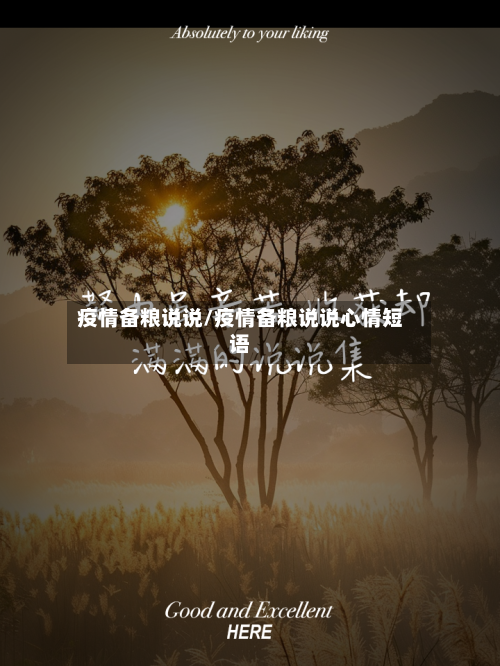 疫情备粮说说/疫情备粮说说心情短语-第2张图片