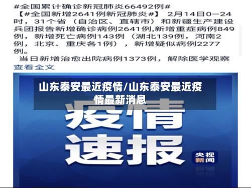 山东泰安最近疫情/山东泰安最近疫情最新消息-第2张图片
