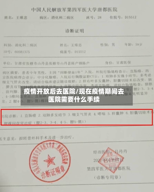 疫情开放后去医院/现在疫情期间去医院需要什么手续