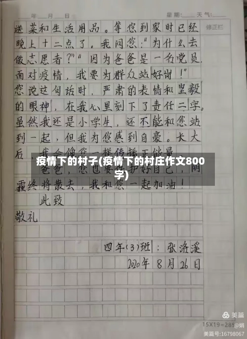 疫情下的村子(疫情下的村庄作文800字)-第2张图片