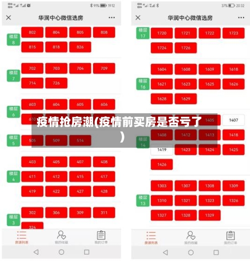 疫情抢房潮(疫情前买房是否亏了)-第3张图片