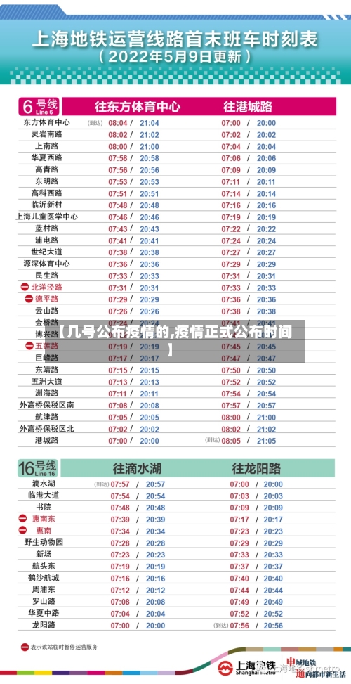 【几号公布疫情的,疫情正式公布时间】