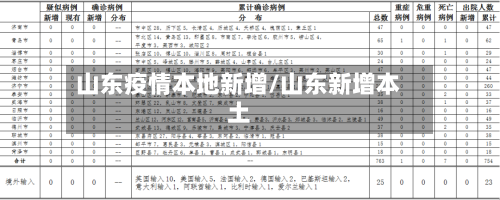 山东疫情本地新增/山东新增本土-第3张图片