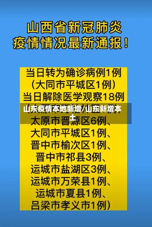 山东疫情本地新增/山东新增本土-第2张图片