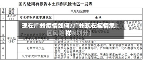 现在广州疫情如何/广州现在疾情怎样-第2张图片