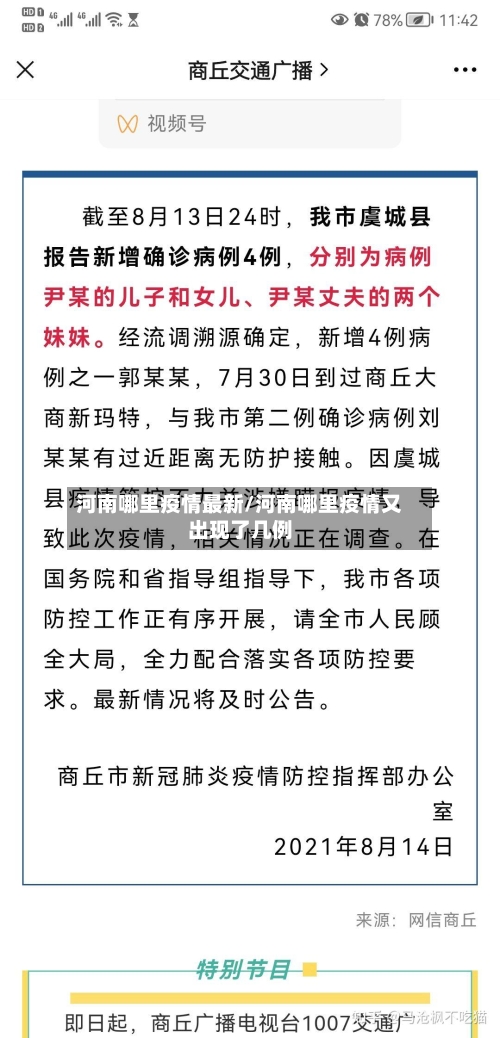 河南哪里疫情最新/河南哪里疫情又出现了几例-第3张图片
